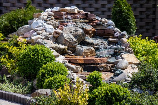 River Rock Landscaping in Roswell