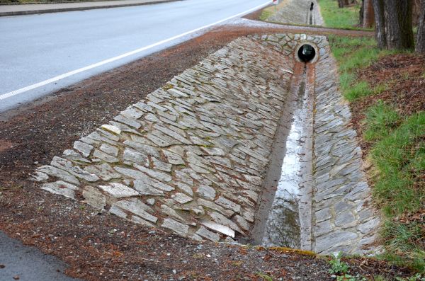 Ditch Landscaping in Roswell